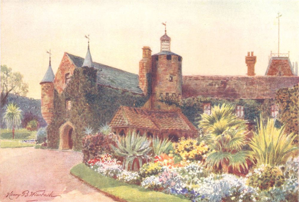 CHANNEL ISLANDS. La Haye du Puits, Guernsey' 1904 old antique print picture